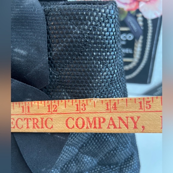 Kate Spade quilted Grosgrain Ribbon Bow Black tote bag - Picture 6 of 14